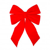 5-in W Red Solid Bow