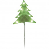 5-Marker Green Incandescent Plug-In Christmas Tree Pathway Markers