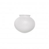 6-in H 6-in W Frost Globe Ceiling Fan Light Shade