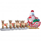 7.34-ft x 5.74-ft Lighted Bumble Christmas Inflatable