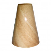 7.87-in H 5.87-in W Mojave Sand Cone Pendant Light Shade