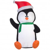 8.49-ft x 3.93-ft Lighted Penguin Christmas Inflatable