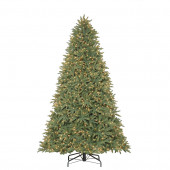9-ft Pre-Lit Mckinney Fir Artificial Christmas Tree with White Clear Incandescent Lights