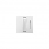 adorne Whisper 1-Switch 700-Watt Single Pole 3-Way White Indoor Slide Dimmer