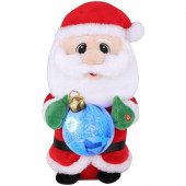 Animatronic Pre-Lit Musical Santa with Constant Multicolor LED Lights