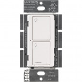 Caseta Wireless 1-Switch 6-Amp Single Pole Wireless White Indoor Touch Light Switch