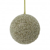 Champagne Beaded Ornament