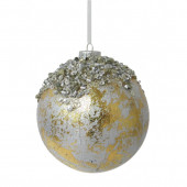 Champagne, Silver Ball Ornament