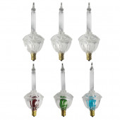 Indoor Assorted Incandescent Bubble String Light Bulbs