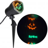 Lightshow Multi-Function Green, Orange LED Happy Halloween Spotlight Projector