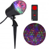 Lightshow Multi-Function Red, Green, Blue, Orange, Purple LED Kaleidoscope Halloween Spotlight Projector