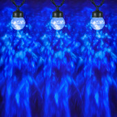 LightShow Swirling Blue LED Kaleidoscope Christmas Spotlight Projector