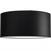 Markor 10-in H 22-in W Black Parchment Cylinder Pendant Light Shade