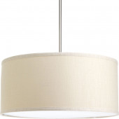 Markor 10-in H 22-in W Khaki Fabric Cylinder Pendant Light Shade