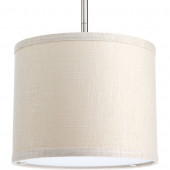 Markor 8-in H 10-in W Khaki Fabric Cylinder Pendant Light Shade