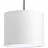 Markor 8-in H 10-in W Summer Linen Fabric Cylinder Pendant Light Shade