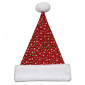 One Size Fits All Velvet Traditional Santa Hat
