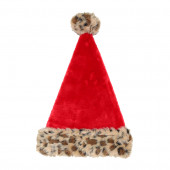One Size Fits All Velvet Traditional Santa Hat