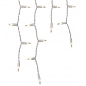 Random Sparkle 150-Count Sparkling White Mini Incandescent Plug-in Christmas Icicle Lights