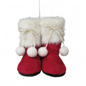 Red, White Boot Ornament