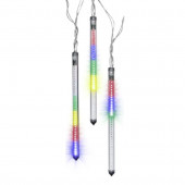 Shooting Star 3-Count 6-ft Shooting Star Multicolor LED Plug-in Christmas String Lights