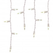 Staybright 100-Count Constant White Mini LED Plug-in Christmas Icicle Lights ENERGY STAR Certified