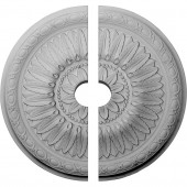 Temple 24-in x 24-in Urethane Ceiling Medallion