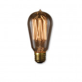 Vintage Collection 60 Watt for Indoor or Enclosed Outdoor Amber Incandescent Decorative Light Bulb