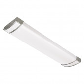 White Acrylic Ceiling Fluorescent Light (Common: 4-ft; Actual: 48-in)