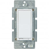 Zigbee 1-Switch 5-Amp Single Pole 3-Way/4-Way Wireless White Indoor Rocker Dimmer